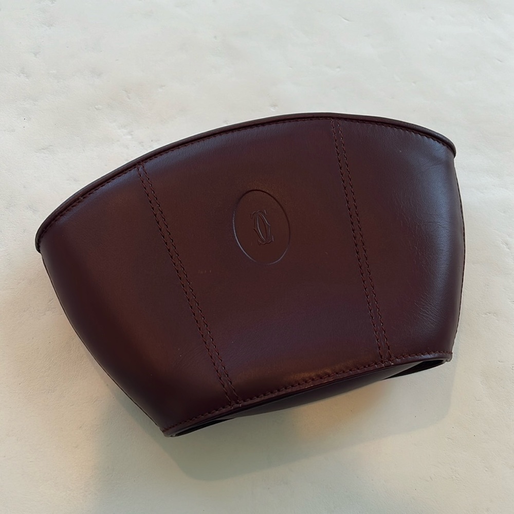 Cartier Must De Cartier small zip pouch EUC